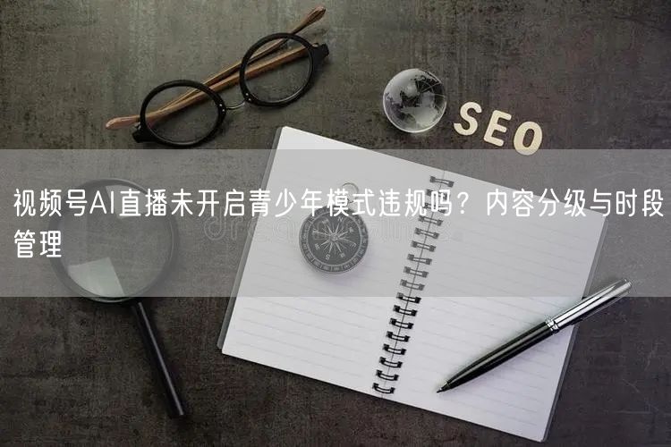 视频号AI直播未开启青少年模式违规吗？内容分级与时段管理